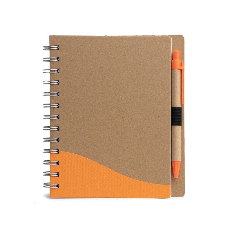 Caderno Ecológico com Caneta com Logotipo