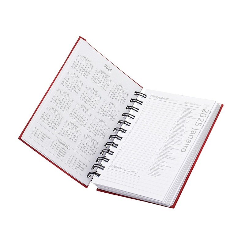 Agenda 2025 Emborrachada Personalizado para Brindes