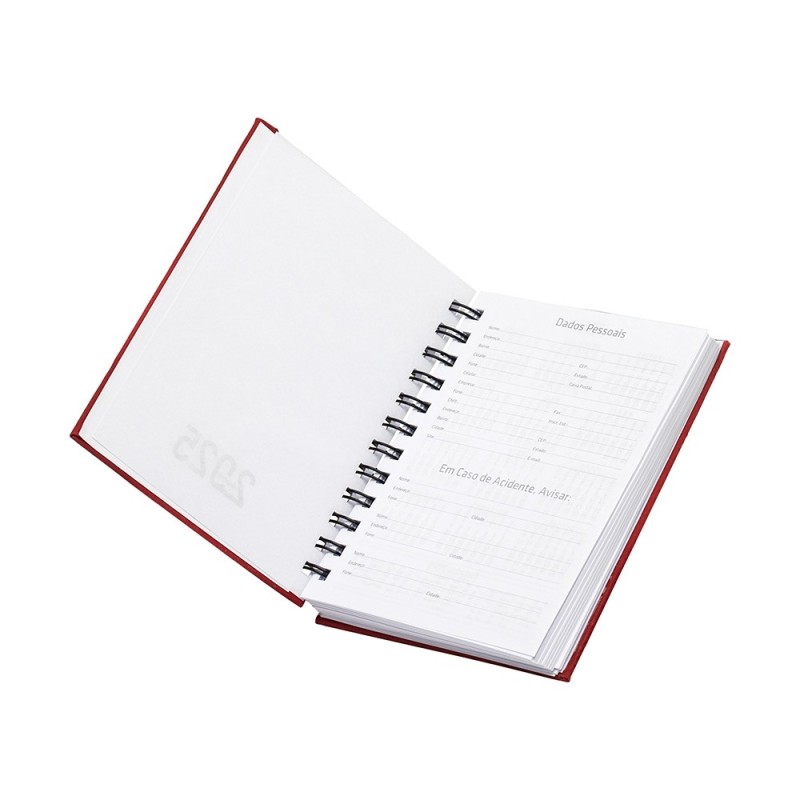 Agenda 2025 Emborrachada Personalizado para Brindes