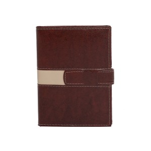 Agenda Diária 2025 com Fecho e Suporte pra Caneta Personalizada