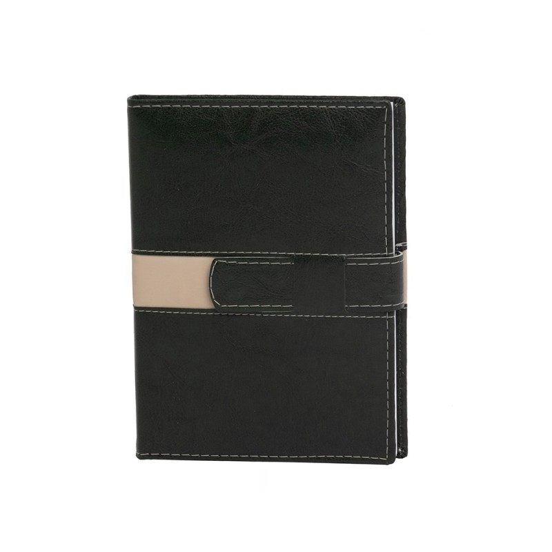 Agenda Diária 2025 com Fecho e Suporte pra Caneta Personalizada