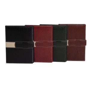 Agenda Diária 2025 com Fecho e Suporte pra Caneta Personalizada