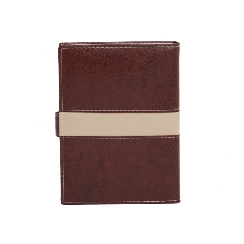 Agenda Diária 2025 com Fecho e Suporte pra Caneta Personalizada