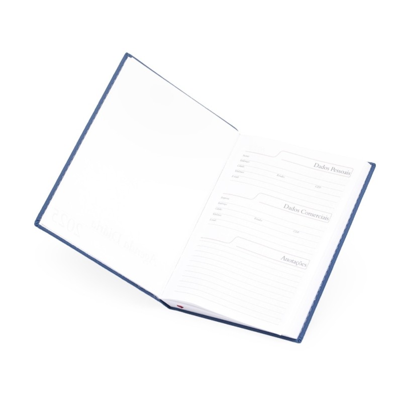 Agenda Diária 2025 Personalizada com Logo