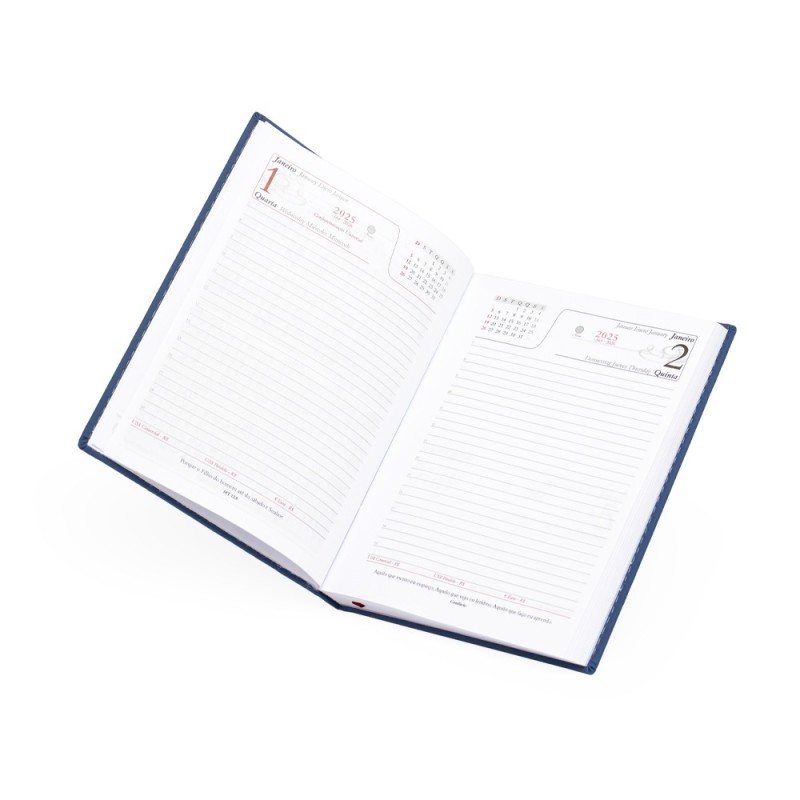 Agenda Diária 2025 Personalizada com Logo