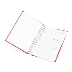 Agenda Diária 2025 Wire-o Personalizada