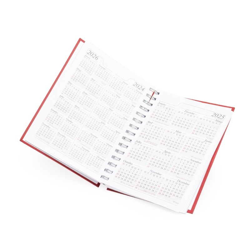 Agenda Diária 2025 Wire-o Personalizada