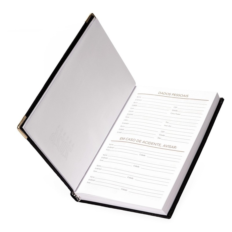 Agenda Diária 2026 Brochura Personalizada