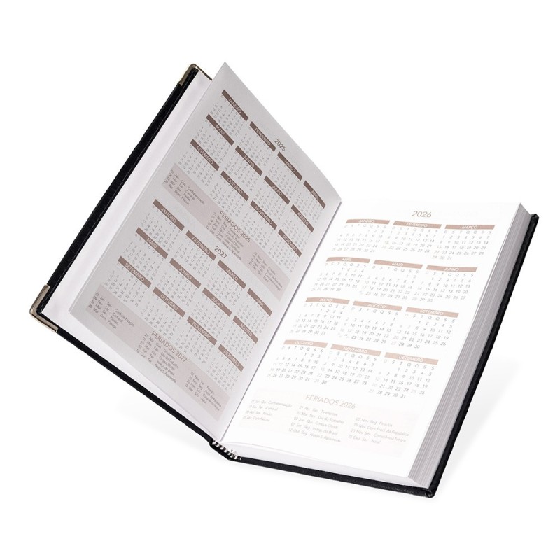 Agenda Diária 2026 Brochura Personalizada