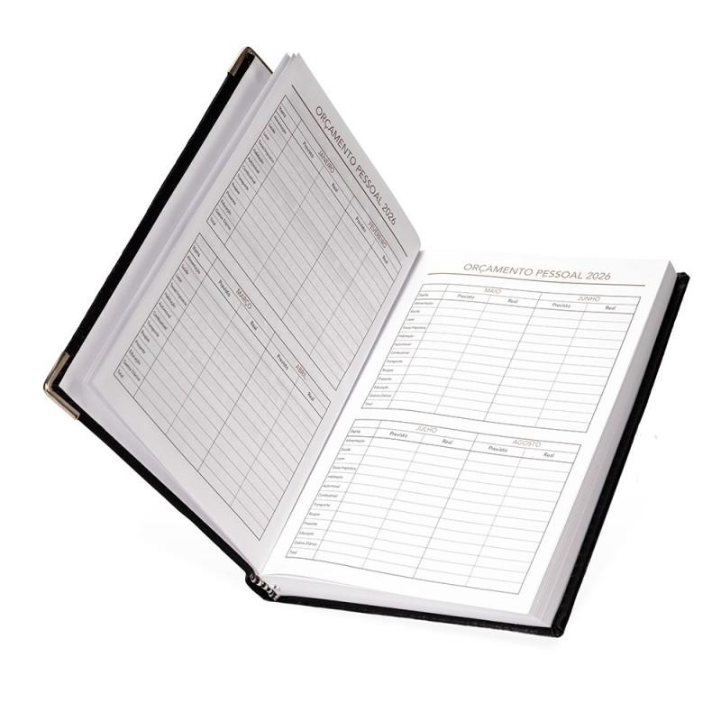 Agenda Diária 2026 Brochura Personalizada
