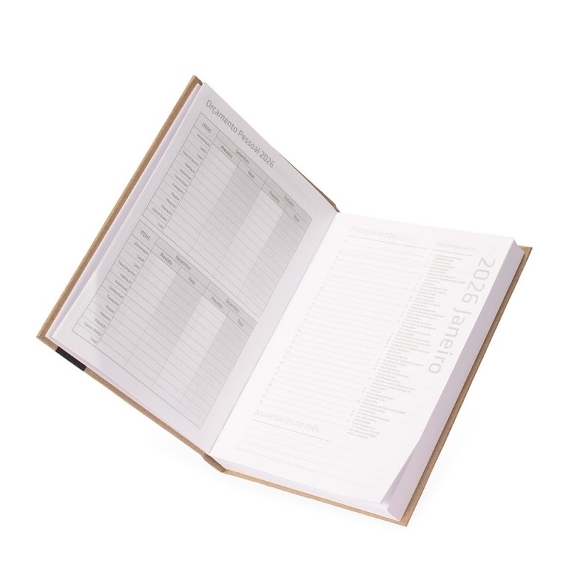 Agenda Diária 2026 Promocional