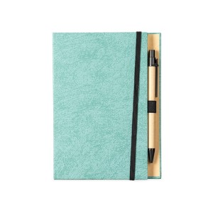 Bloco de Anotações com Autoadesivos e Caneta Promocional