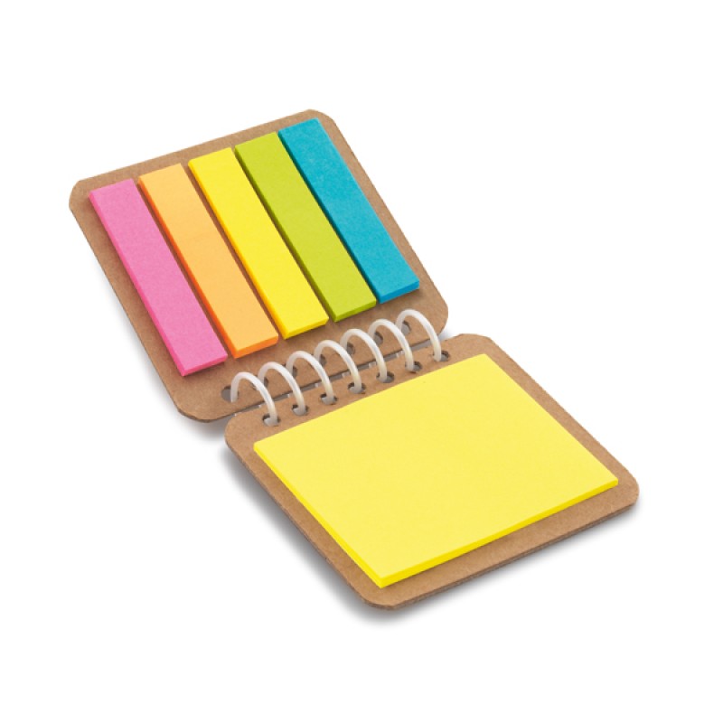 Bloco de Notas Ecológico Com Etiquetas Post-it Personalizado