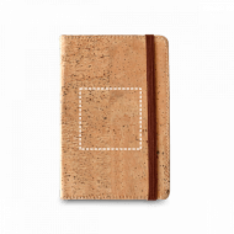 Bloco Para Anotação Ecológico Com Capa de Cortiça Personalizado