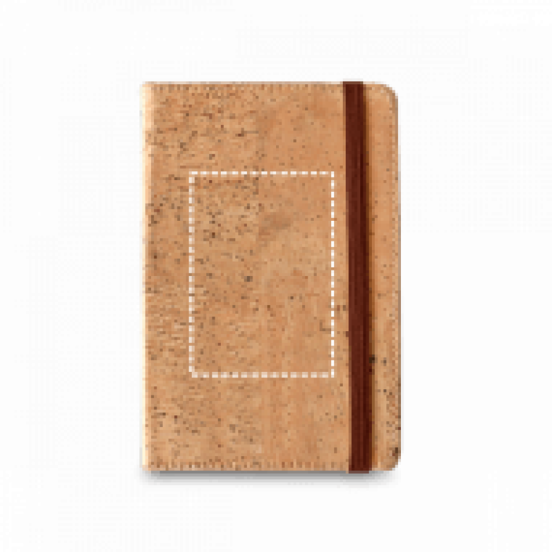 Bloco Para Anotação Ecológico Com Capa de Cortiça Personalizado