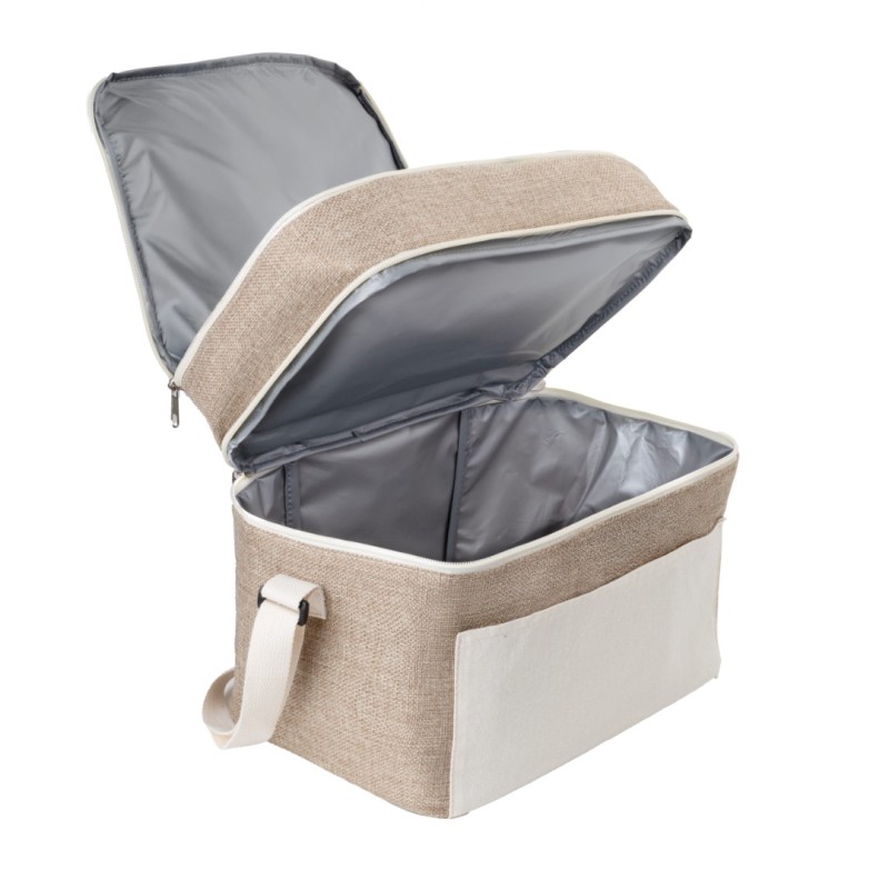 Bolsa Térmica em Algodão e Juta Sintética Personalizada