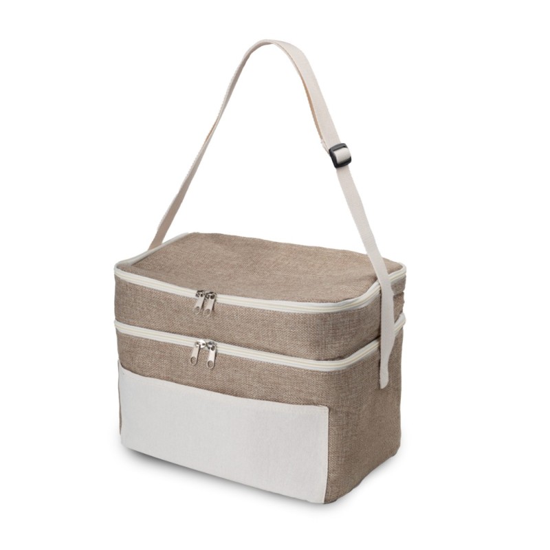 Bolsa Térmica em Algodão e Juta Sintética Personalizada