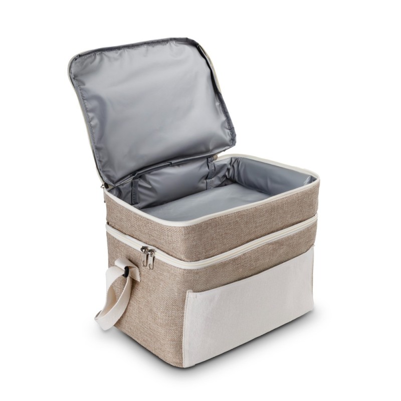 Bolsa Térmica em Algodão e Juta Sintética Personalizada