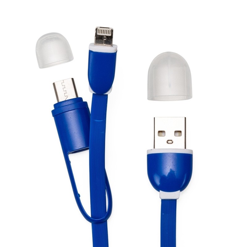 Cabo de Dados Retrátil 3 em 1 Personalizado