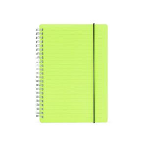 Caderno A5 Plástico Personalizado