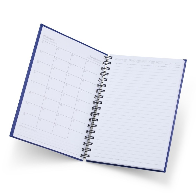 Caderno Capa Dura em Linho Personalizado