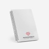 Caderno Espiral A5 Em PP Com Folhas Pautadas Recicladas Personalizado