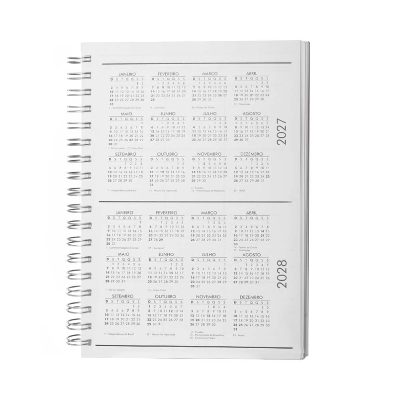 Caderno planner capa em PU