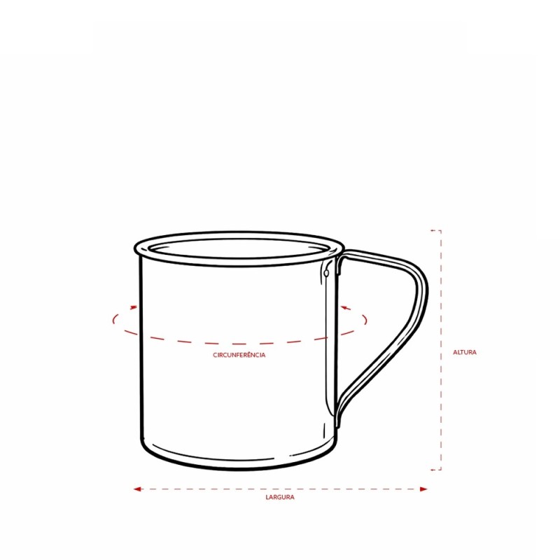 Caneca Inox 300ml Personalizada