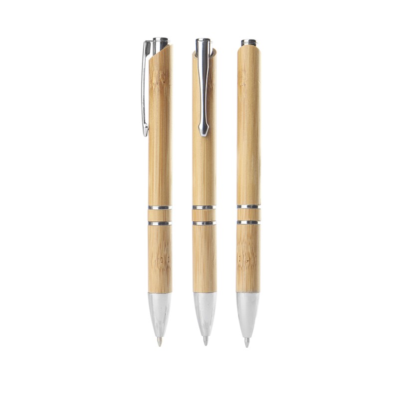 Caneta Bambu Personalizada para Brindes Com Logo