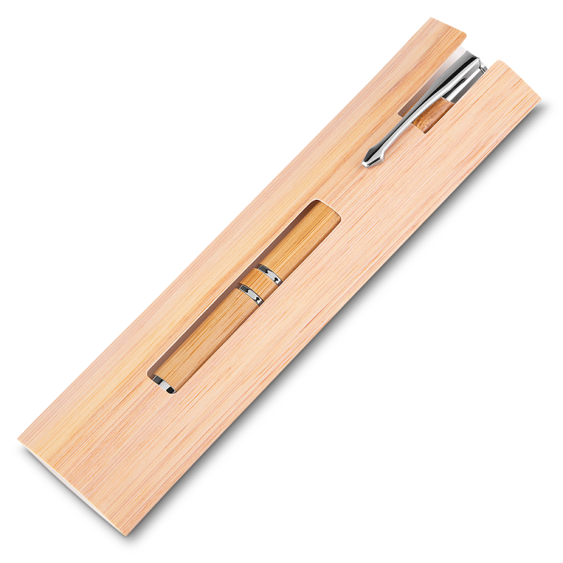 Caneta Bambu Personalizada para Brindes Com Logo