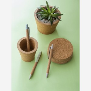 Caneta de Cortiça e Fibra de Trigo Personalizada