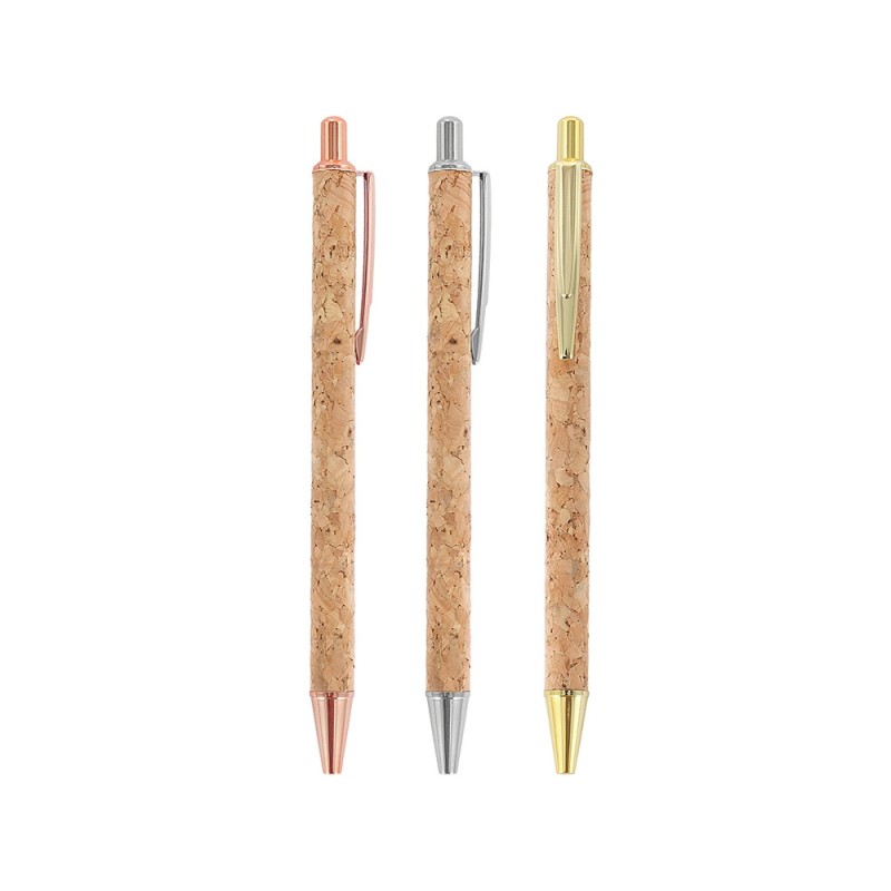 Caneta de Cortiça e Fibra de Trigo Personalizada