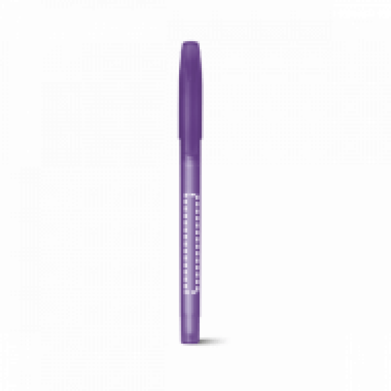 Caneta de Plástico Colorido Com Tampa Personalizada