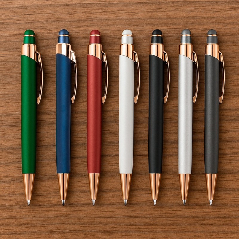 Caneta Esferográfica Touch em Metal Personalizada