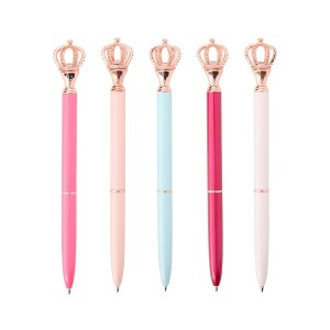 Caneta Metal Coroa Personalizada com Logotipo