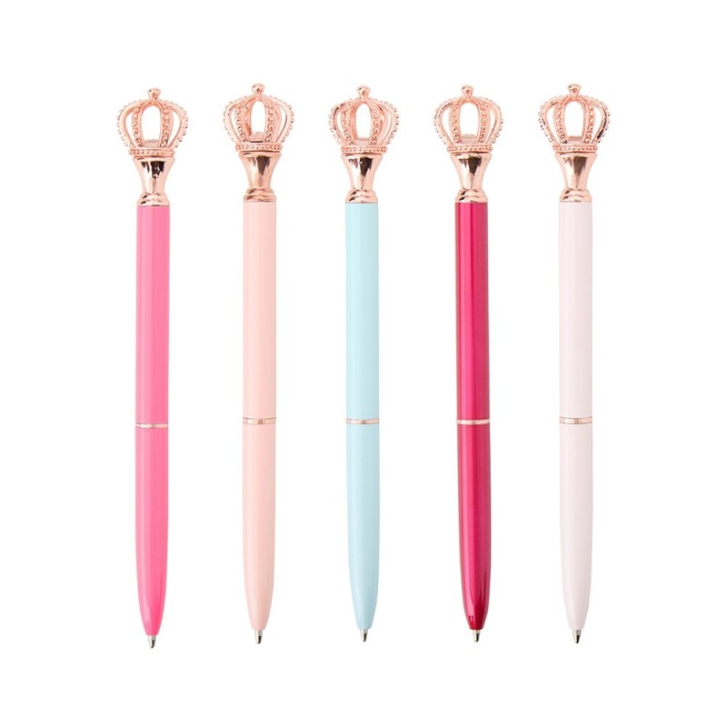Caneta Metal Coroa Personalizada com Logotipo