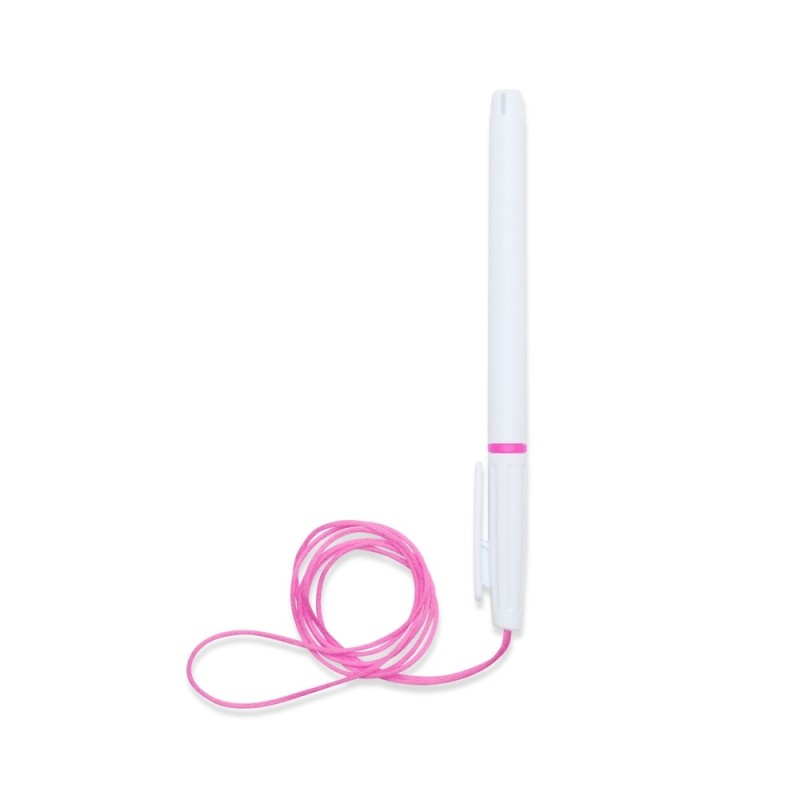 Caneta Plástica Com Cordão Personalizada