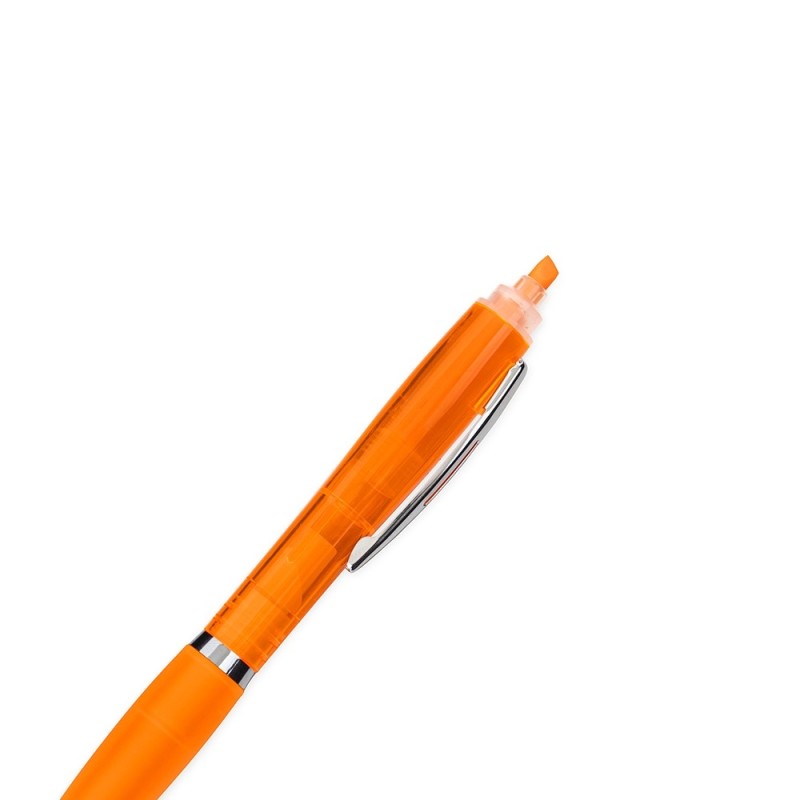 Caneta Plástica com Marca Texto Personalizada