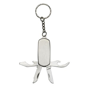 Chaveiro Canivete 4 Funções de Metal Personalizado Para Brindes