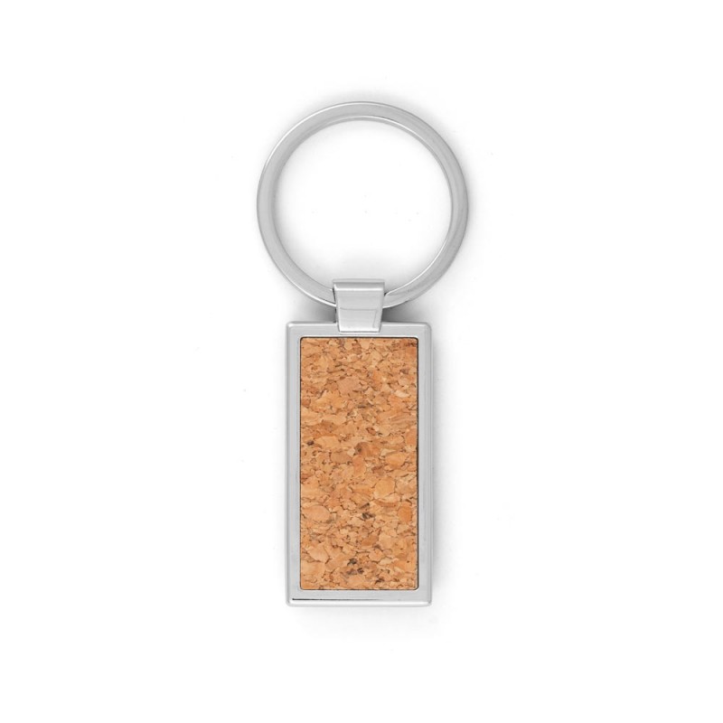 Chaveiro Metal e Cortiça Personalizado Para Brindes