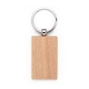 Chaveiro Retangular em Madeira Personalizado