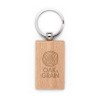 Chaveiro Retangular em Madeira Personalizado