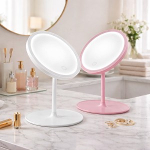 Espelho de Mesa Plástico com LED Personalizada