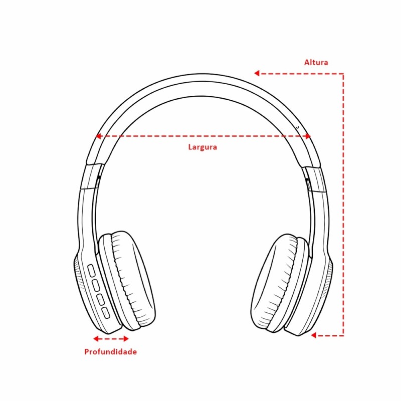 Fone de Ouvido Bluetooth Personalizado