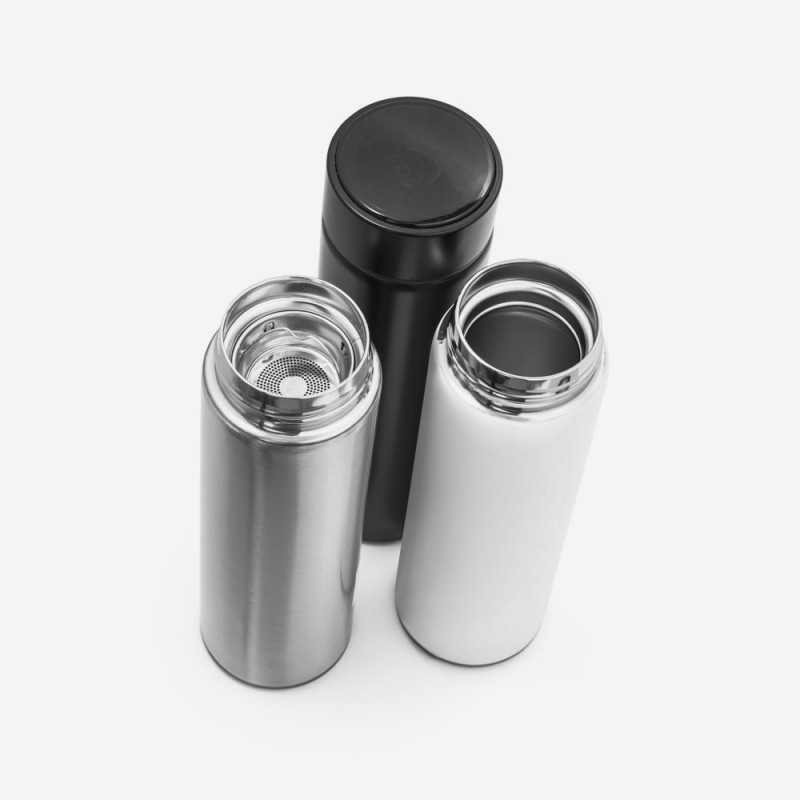 Garrafa Térmica Com Termômetro Digital Personalizada