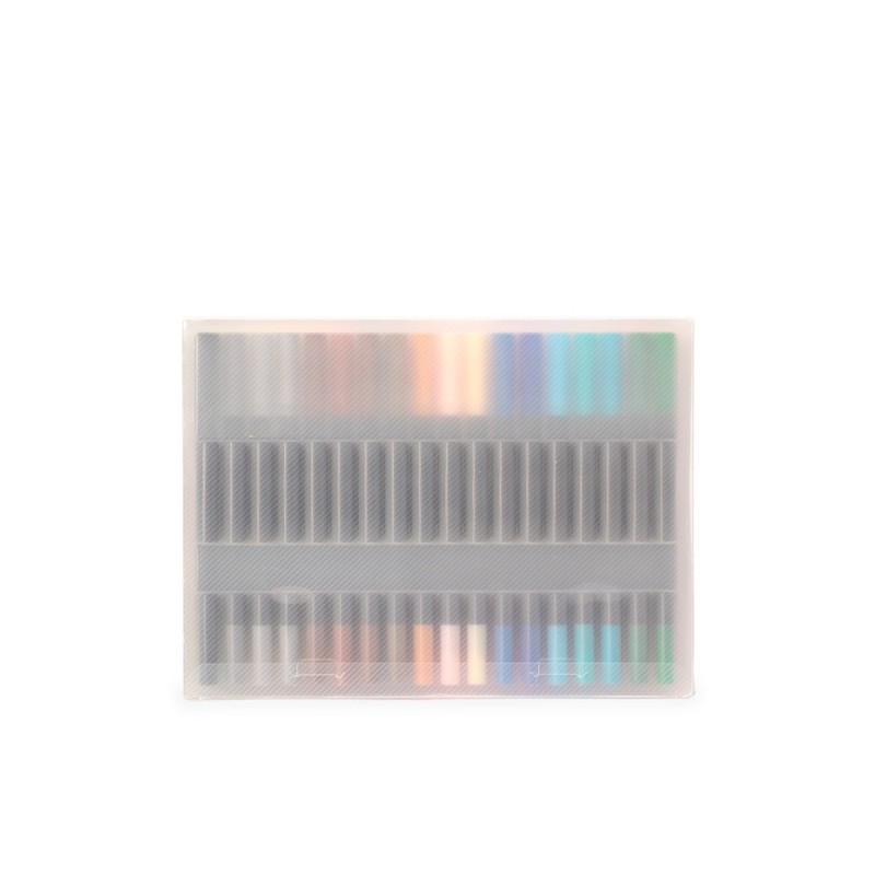 Kit Canetinhas Ponta Dupla Com 36 Cores Personalizado