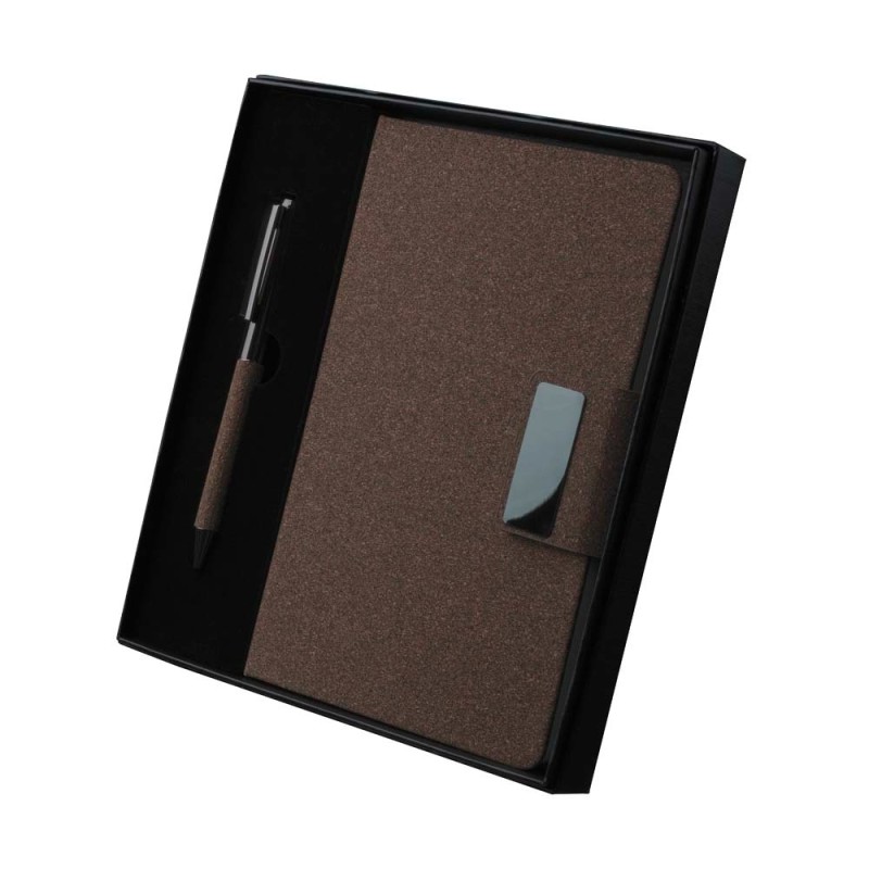 Kit escritório A5 e Caneta Metálica Personalizado
