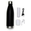 Kit Fone Bluetooth, Carregador E Garrafa Personalizado