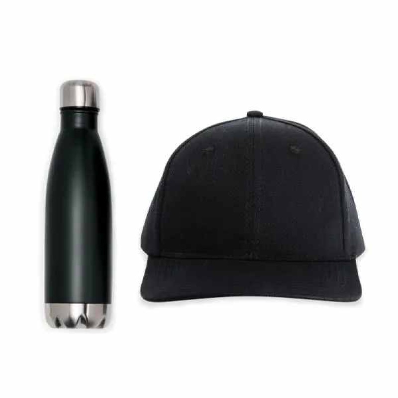 Kit Garrafa e Boné para Brindes