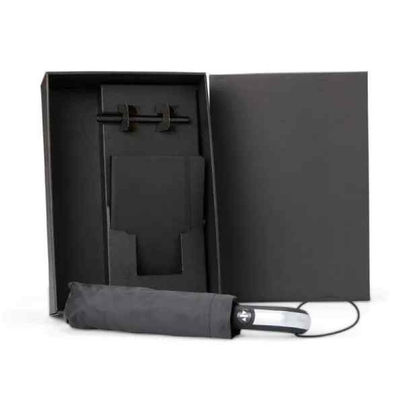 Kit Guarda-Chuva, Caderno E Caneta - 3 Pçs Personalizado